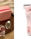2 In 1 Hair Removal Epilator USB Rechargeable Trimmer Women Body Razor Face Leg Armpit Bikini Hand Pubic Shaver Hair Remover