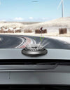 Car Air Freshener, Solar Rotating Car Essential Oil Diffuser, Car Interior Decor Accessories, Odor Eliminator For Car Office Home Car Aromatherapy Car Essential Oil Diffuser Auto Diffuser