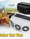 Car Fan Solar Window Sun Powered Car Auto Air Vent Cool Cooling System Radiator Fan Cooling Fan Energy Saving Car Styling Cooler