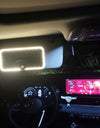 Car Sun Visor With Light Led Make-up Mirror
