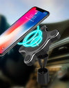 Compatible With Apple, QI Magnetic Car Mount Wireless Charger