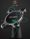 Compatible With Apple, QI Magnetic Car Mount Wireless Charger